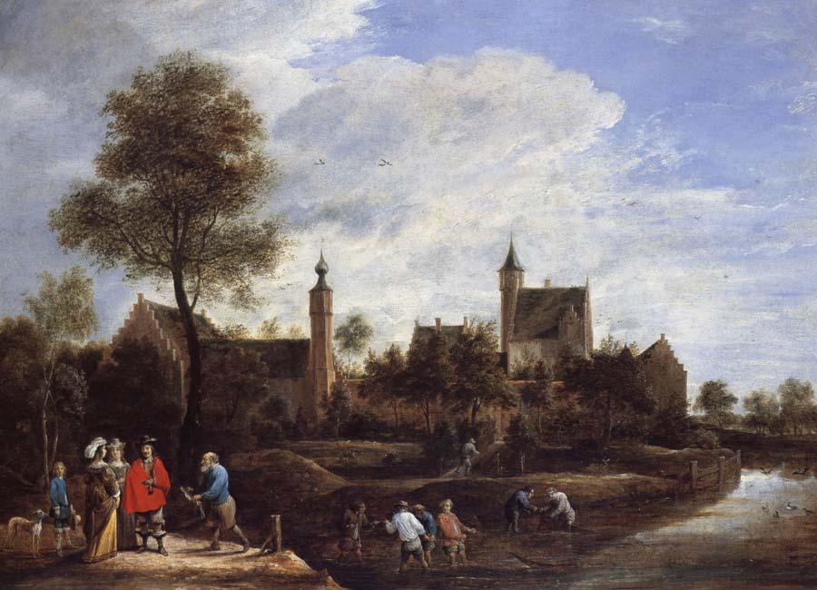 A View of her Sterckshof Near Antwerp